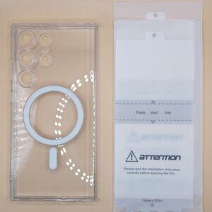 Samsung Galaxy S24 Ultra Clear Case MagSafe 2X Screen Protectors No-Yellowing
